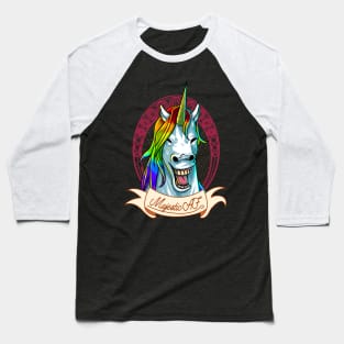 Magestic AF Unicorn Baseball T-Shirt